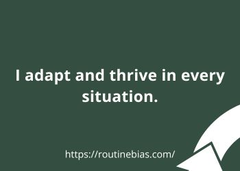 Adapt and thrive affirmation