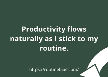 Productivity affirmations